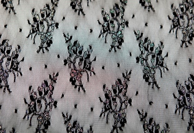 Nylon Lace Knit with Lurex